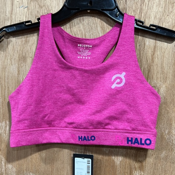 Peloton Heathered Strappy Sports Bra, S - Picture 2 of 11